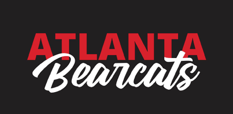 Atlanta Bearcats Lockup on Black Background