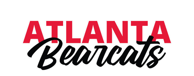 Atlanta Bearcats Lockup on White Background